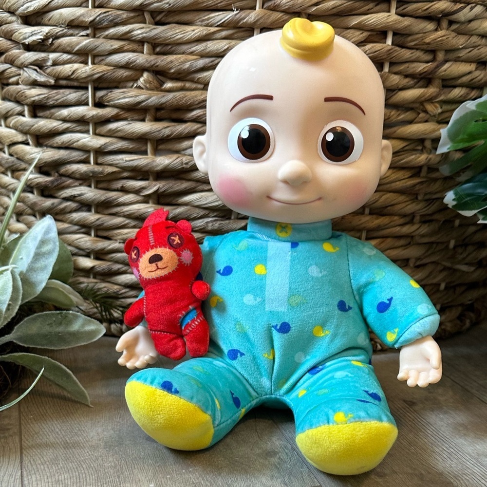 Baby Doll with Red Plush Toy